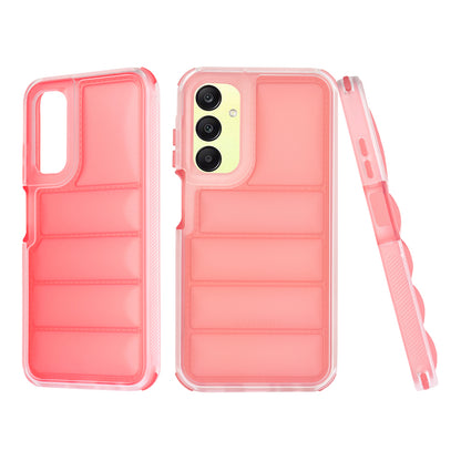 Coque pour Samsung Galaxy A25 A256, Techsuit, Wave Shield, Rouge