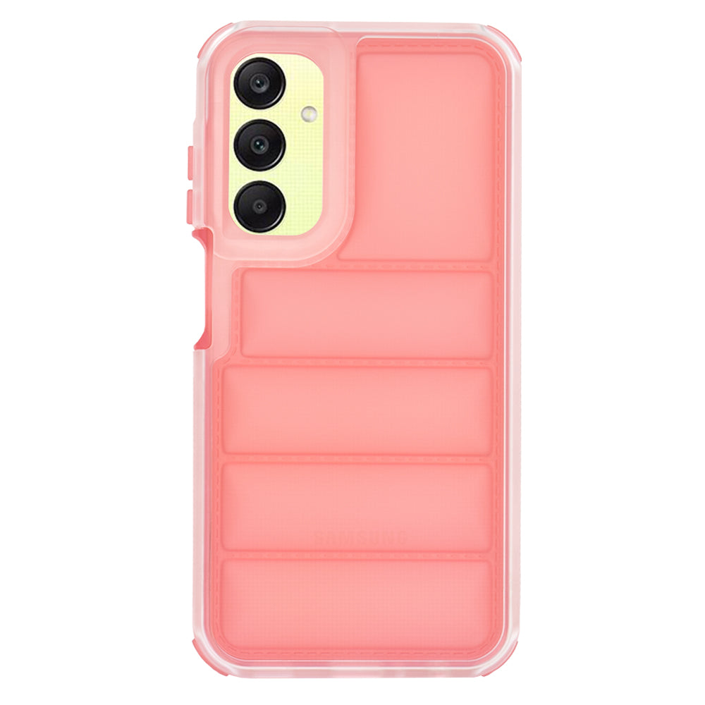 Coque pour Samsung Galaxy A25 A256, Techsuit, Wave Shield, Rouge