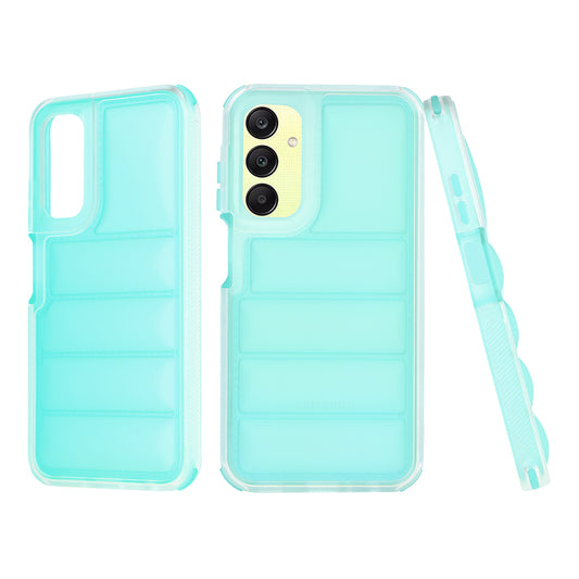 Hoes voor Samsung Galaxy A25 A256, Techsuit, Wave Shield, Turkoois