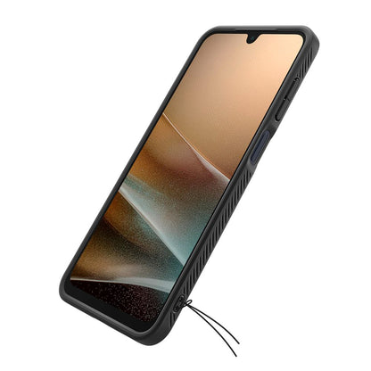 Hülle für Samsung Galaxy A26 A266, Spigen, Liquid Air, Mattschwarz ACS09290