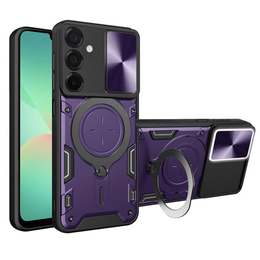 Hoes voor Samsung Galaxy A26 A266, Techsuit, CamGuard Pro, Paars