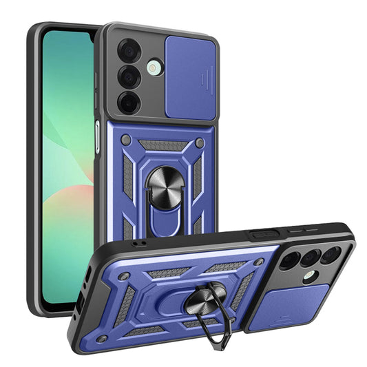 Hoes voor Samsung Galaxy A26 A266, Techsuit, CamShield, Blauw