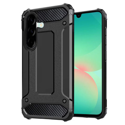 Hoes voor Samsung Galaxy A26 A266, Techsuit, Hybrid Armor, Zwart