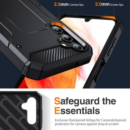 Hoes voor Samsung Galaxy A26 A266, Techsuit, Hybrid Armor, Zwart