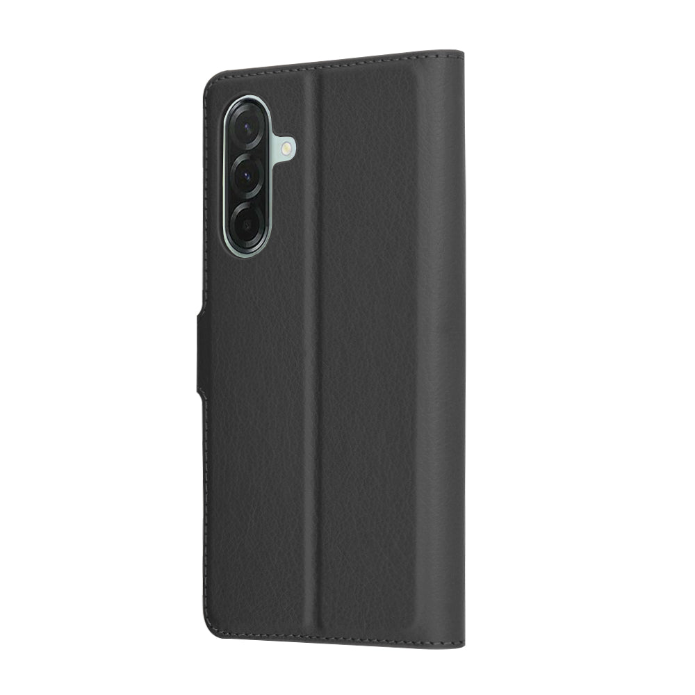 Hoes voor Samsung Galaxy A26 A266, Techsuit, Leather Folio, Zwart