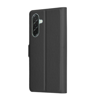Hoes voor Samsung Galaxy A26 A266, Techsuit, Leather Folio, Zwart