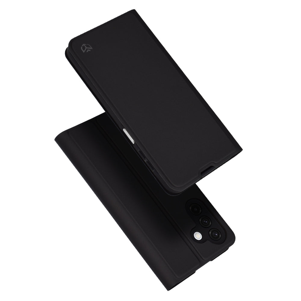 Hoes voor Samsung Galaxy A26 A266, Techsuit, Magskin Book, Zwart