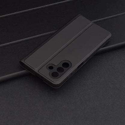 Hoes voor Samsung Galaxy A26 A266, Techsuit, Magskin Book, Zwart