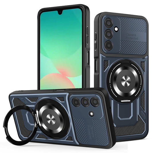 Coque pour Samsung Galaxy A26 A266, Techsuit, RuggedCam, Bleue