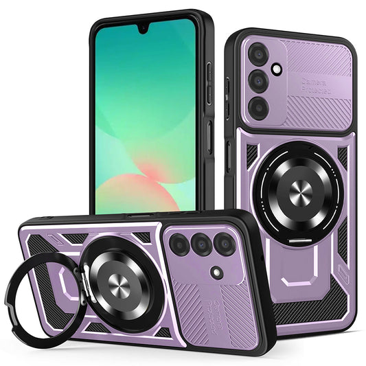 Hoes voor Samsung Galaxy A26 A266, Techsuit, RuggedCam, Paars