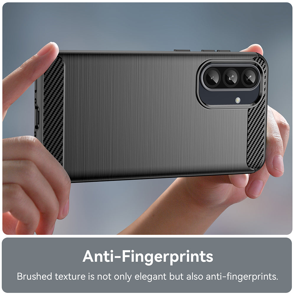 Hülle für Samsung Galaxy A27 5G, Techsuit, Carbon, Schwarz