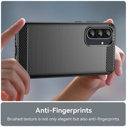 Hülle für Samsung Galaxy A27 5G, Techsuit, Carbon, Schwarz