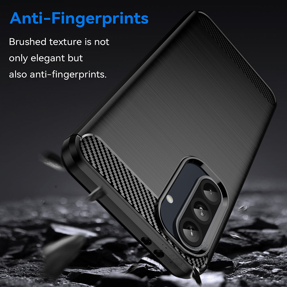 Hülle für Samsung Galaxy A27 5G, Techsuit, Carbon, Schwarz