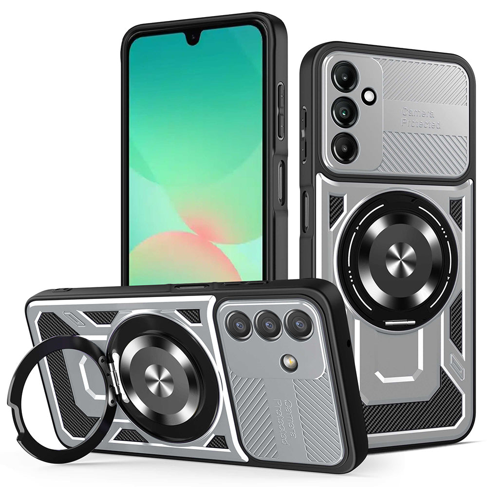 Hoes voor Samsung Galaxy A27 5G, Techsuit, RuggedCam, Grijs
