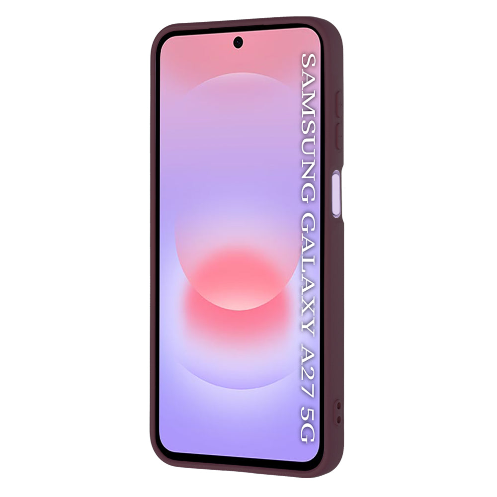 Coque pour Samsung Galaxy A27 5G, Techsuit, SoftFlex, Bordeaux