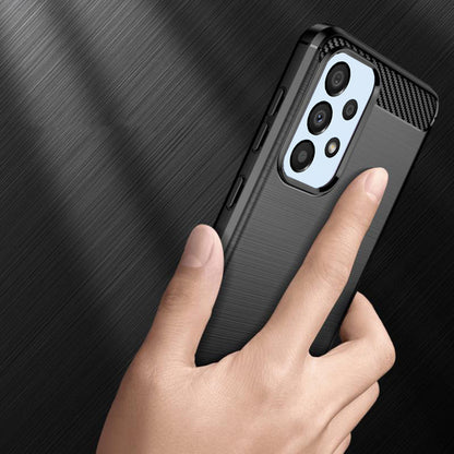 Hülle für Samsung Galaxy A33 5G A336, Techsuit, Carbon, Schwarz