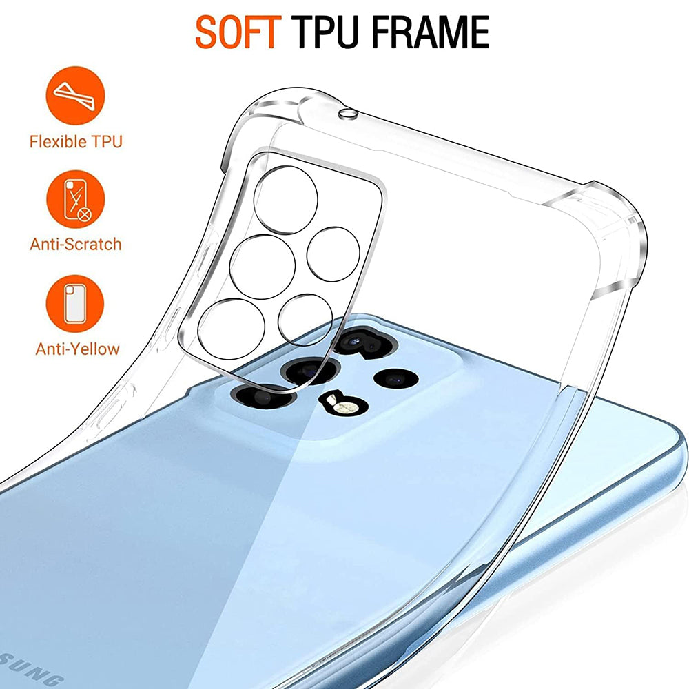 Hoesje voor Samsung Galaxy A33 5G A336, Techsuit, Schokbestendig Helder, Transparant