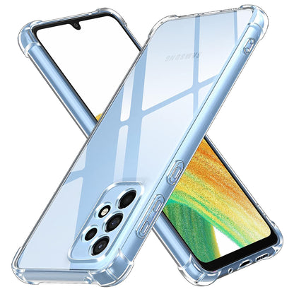 Hoesje voor Samsung Galaxy A33 5G A336, Techsuit, Schokbestendig Helder, Transparant
