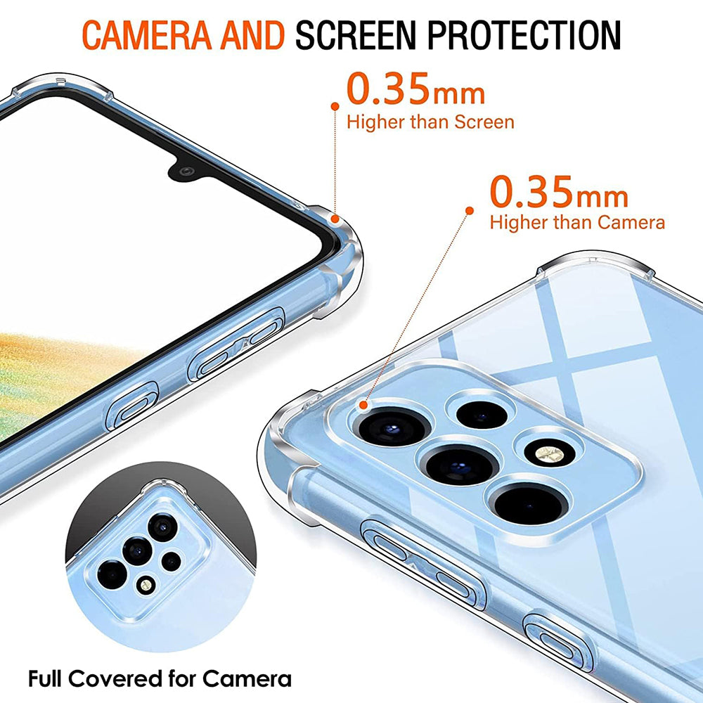 Hoesje voor Samsung Galaxy A33 5G A336, Techsuit, Schokbestendig Helder, Transparant
