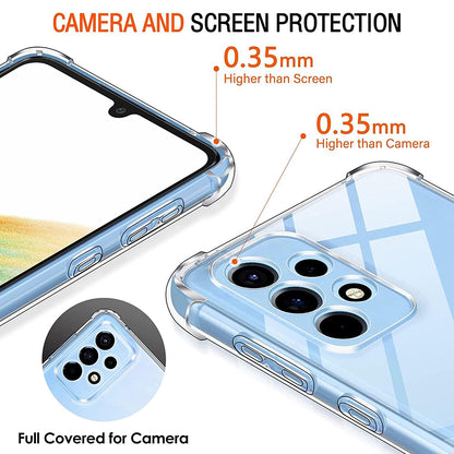 Hoesje voor Samsung Galaxy A33 5G A336, Techsuit, Schokbestendig Helder, Transparant
