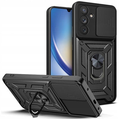 Coque pour Samsung Galaxy A34 A346, Techsuit, CamShield, Noire