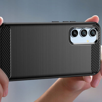 Coque pour Samsung Galaxy A34 A346, Techsuit, Carbone, Noire