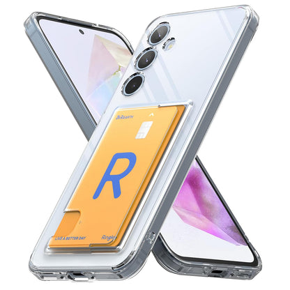 Hoesje voor Samsung Galaxy A35 5G A356, Ringke, Fusion Card, Transparant