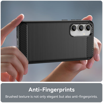 Coque pour Samsung Galaxy A35 5G A356, Techsuit, Carbone, Noire