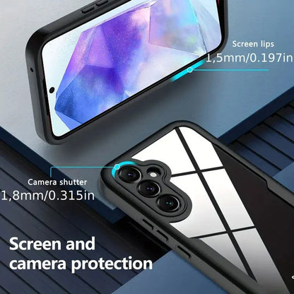 Case for Samsung Galaxy A35 5G A356, Techsuit, ColorVerse 360, Black