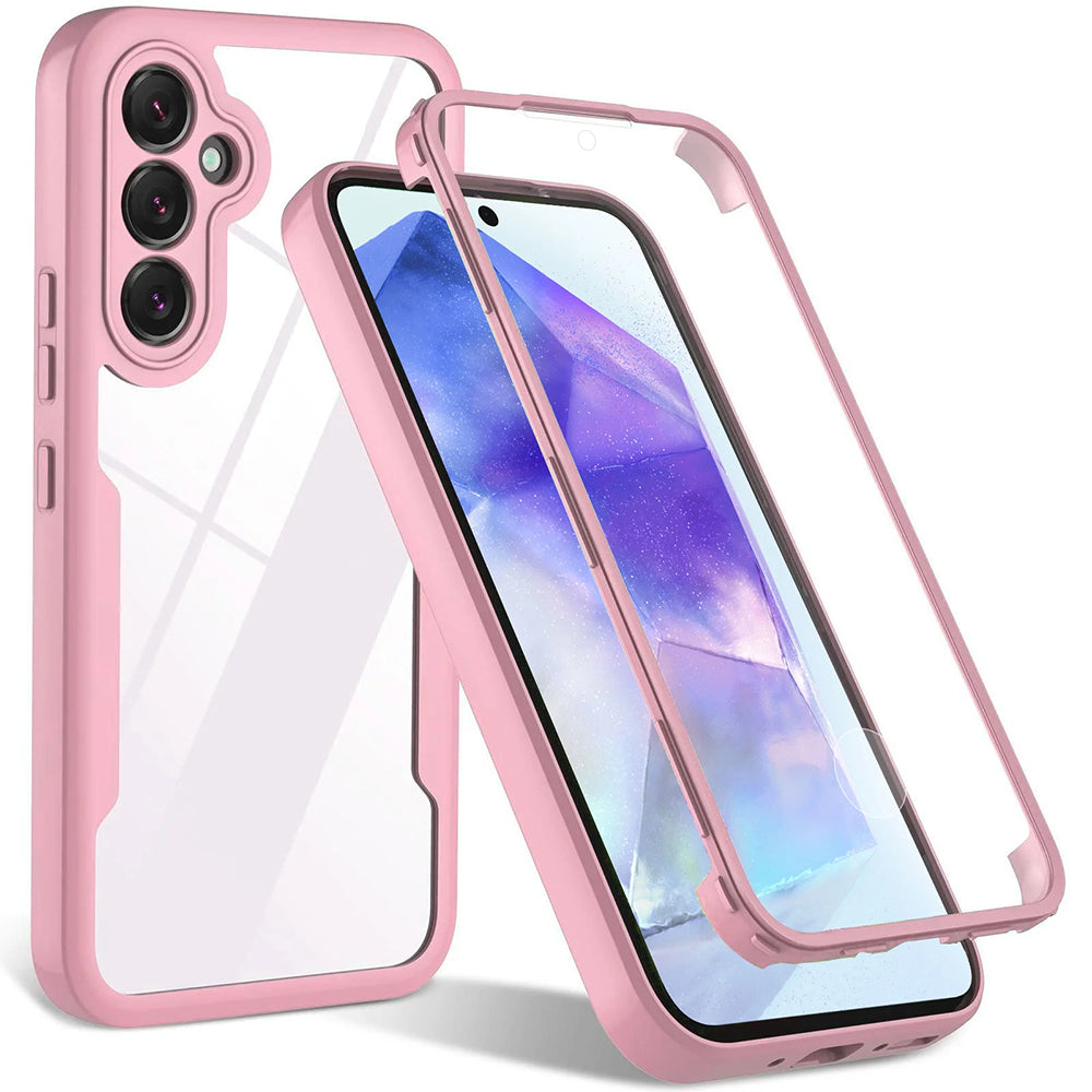 Coque pour Samsung Galaxy A35 5G A356, Techsuit, ColorVerse 360, Rose