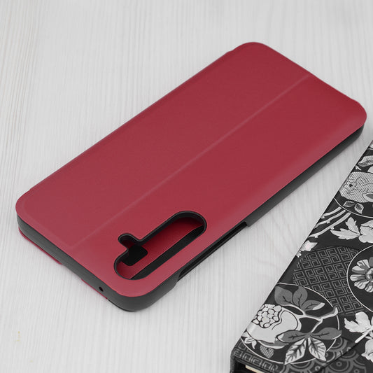 Hoes voor Samsung Galaxy A35 5G A356, Techsuit, eFold, Rood