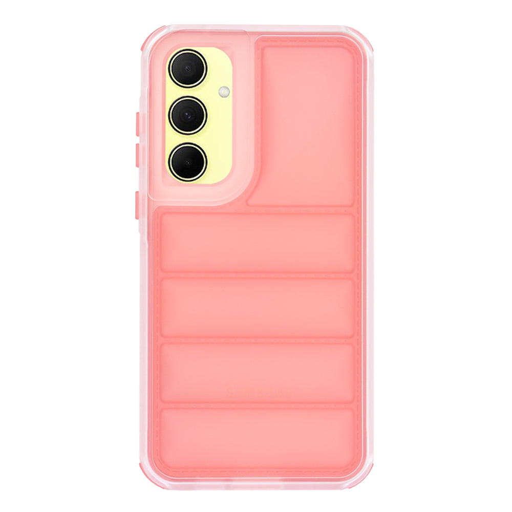 Coque pour Samsung Galaxy A35 5G A356, Techsuit, Wave Shield, Rouge