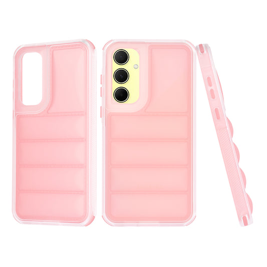 Hülle für Samsung Galaxy A35 5G A356, Techsuit, Wave Shield, Rosa