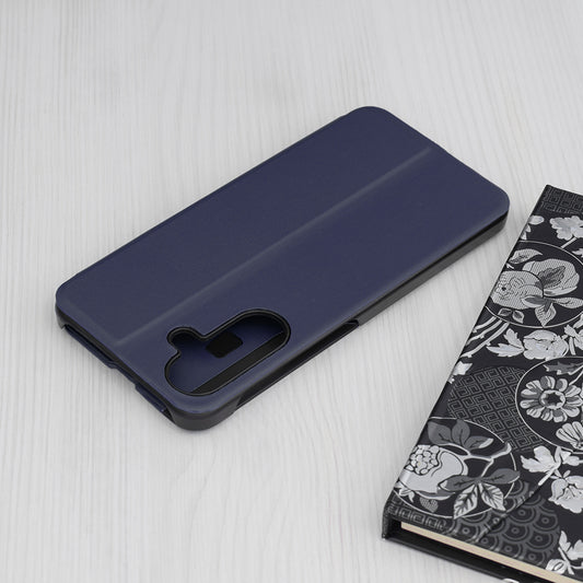 Hoes voor Samsung Galaxy A36 A366, Techsuit, eFold, Donkerblauw