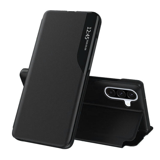 Hoes voor Samsung Galaxy A36 A366, Techsuit, eFold, Zwart