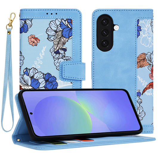 Hoes voor Samsung Galaxy A36 A366, Techsuit, FlipCraft, Blauw