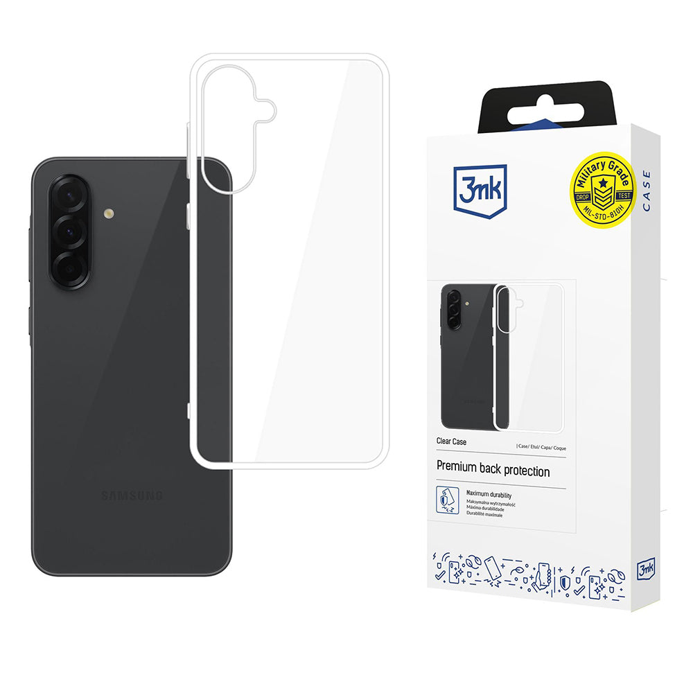 Coque pour Samsung Galaxy A37 5G, 3MK, Claire, Transparente