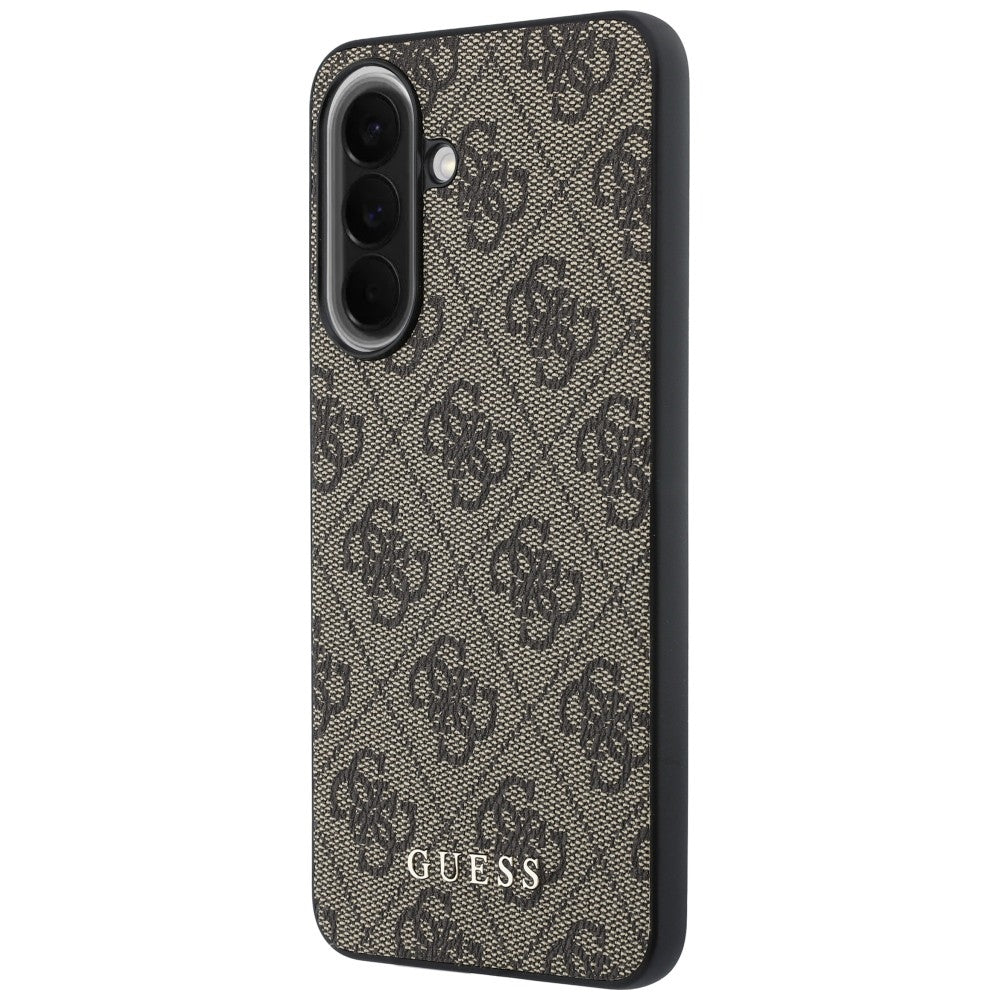 Case for Samsung Galaxy A37 5G, Guess, 4G Classic Logo Charm, Brown