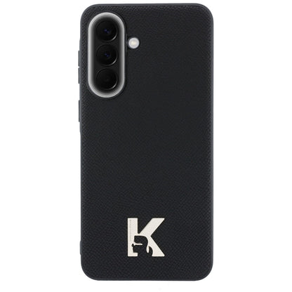 Coque pour Samsung Galaxy A37 5G, Karl Lagerfeld, Logo Tête Karl, Noire