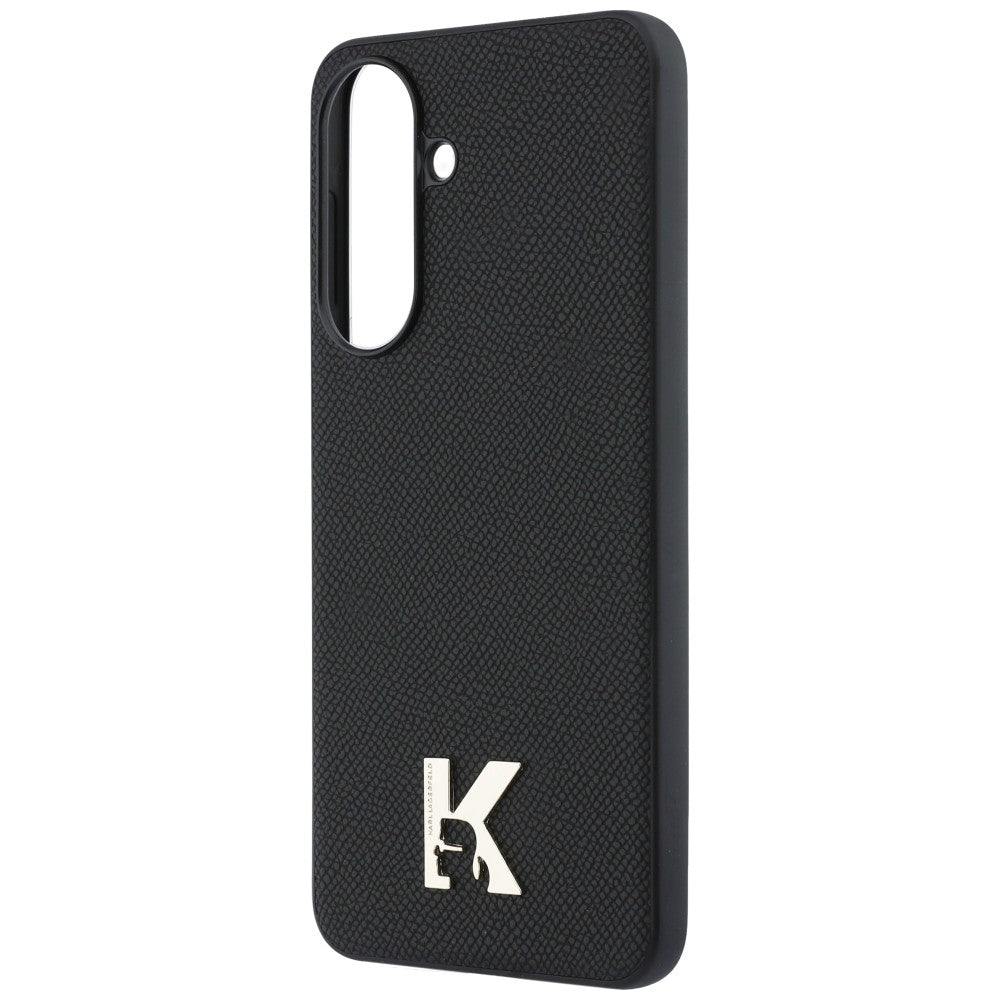 Coque pour Samsung Galaxy A37 5G, Karl Lagerfeld, Logo Tête Karl, Noire