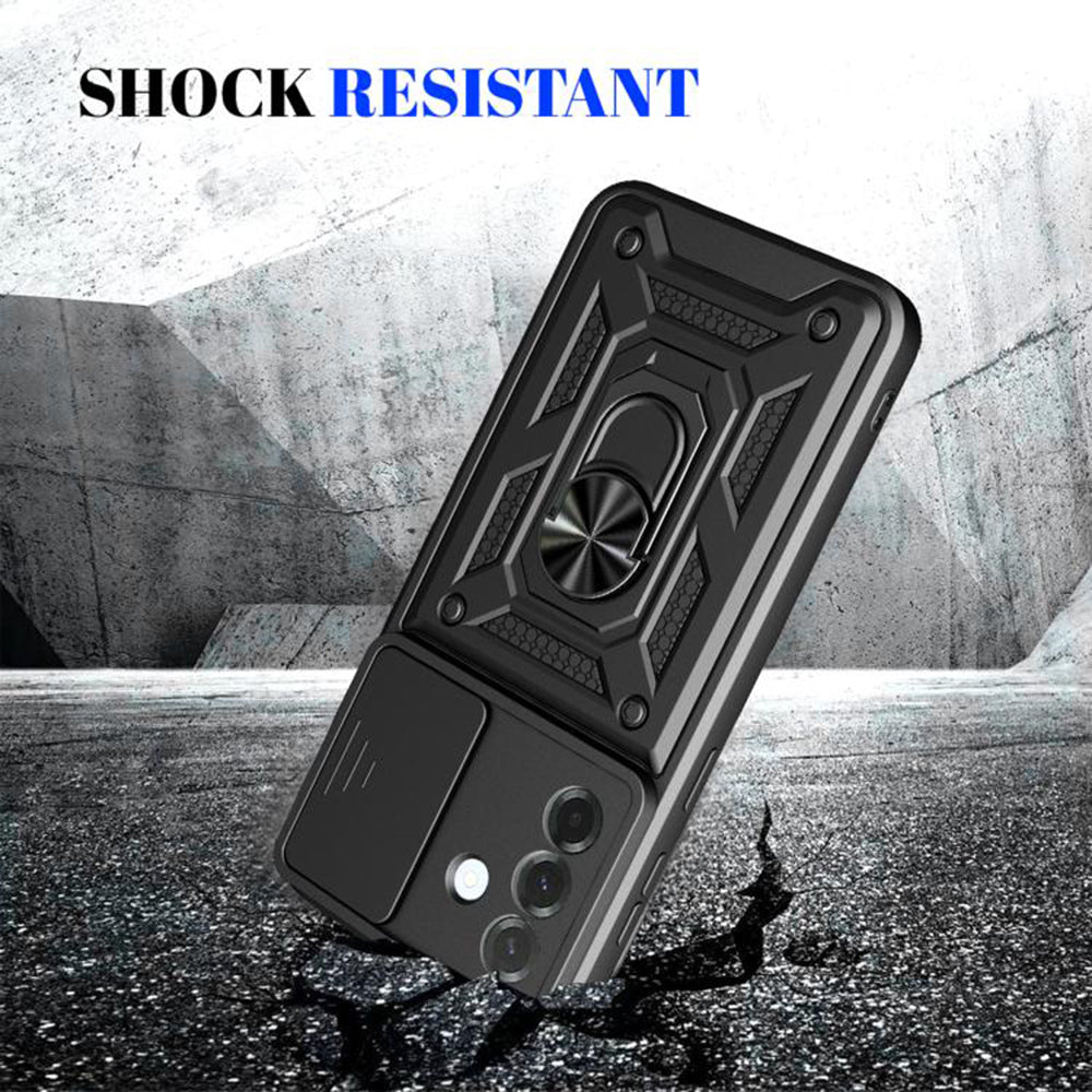 Étui pour Samsung Galaxy A37 5G, Techsuit, CamShield, Bleu