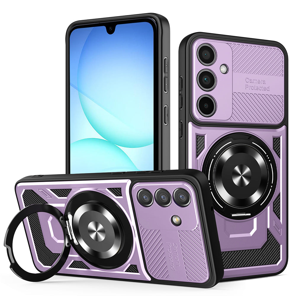 Hülle für Samsung Galaxy A37 5G, Techsuit, RuggedCam, Lila