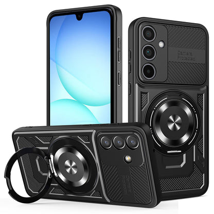 Hoes voor Samsung Galaxy A37 5G, Techsuit, RuggedCam, Zwart