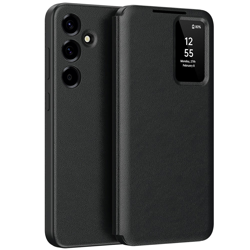 Hülle für Samsung Galaxy A37 5G, Techsuit, SmartView, Schwarz