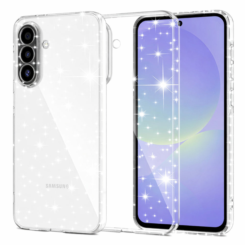 Hülle für Samsung Galaxy A37 5G, Techsuit, SparkleSkin, Transparent