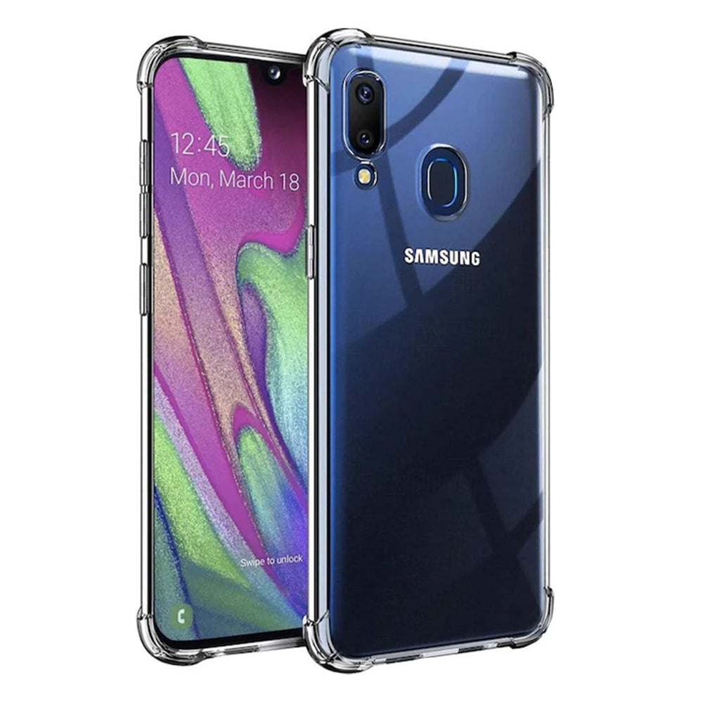 Hoesje voor Samsung Galaxy A40 A405, Techsuit, Schokbestendig Helder, Transparant