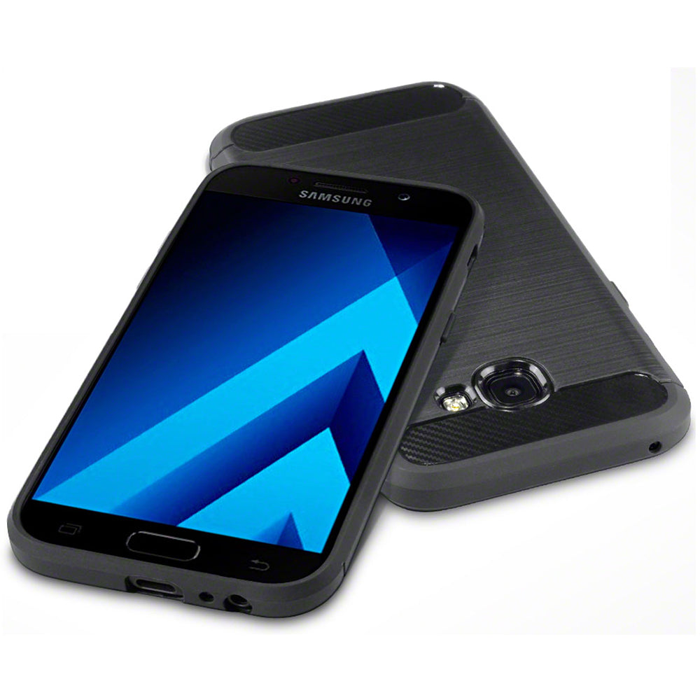 Coque pour Samsung Galaxy A5 (2017) A520, Techsuit, Carbone, Noire