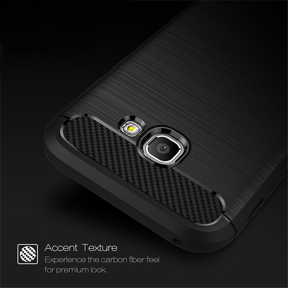 Coque pour Samsung Galaxy A5 (2017) A520, Techsuit, Carbone, Noire