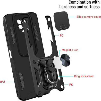 Hülle für Samsung Galaxy A50s A507 / A30s A307 / A50 A505, Techsuit, CamShield, Schwarz