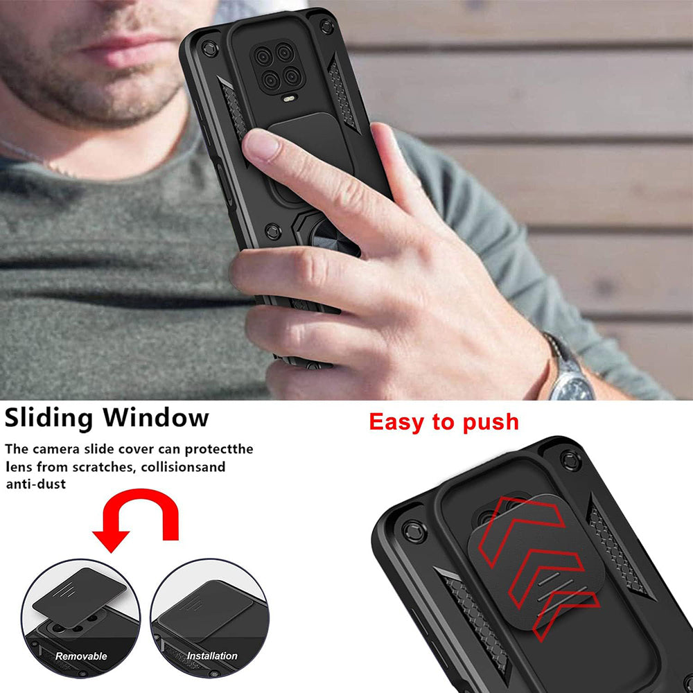 Hülle für Samsung Galaxy A50s A507 / A30s A307 / A50 A505, Techsuit, CamShield, Schwarz